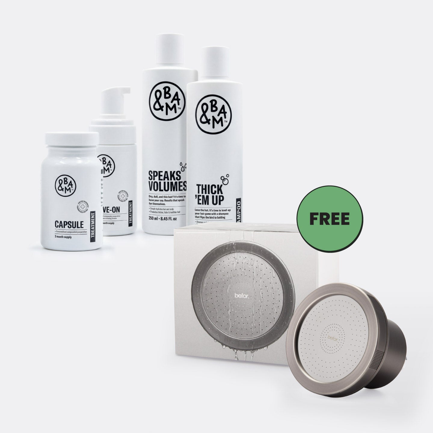 Personalised Treatment Plan &amp; Shower Head Combo [3-months]