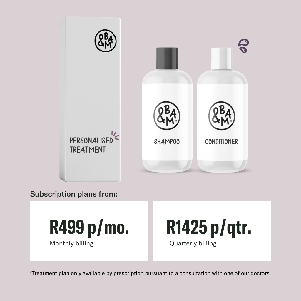 Products HER PERSONALISED TREATMENT PLAN, SHAMPOO &amp; CONDITIONER
