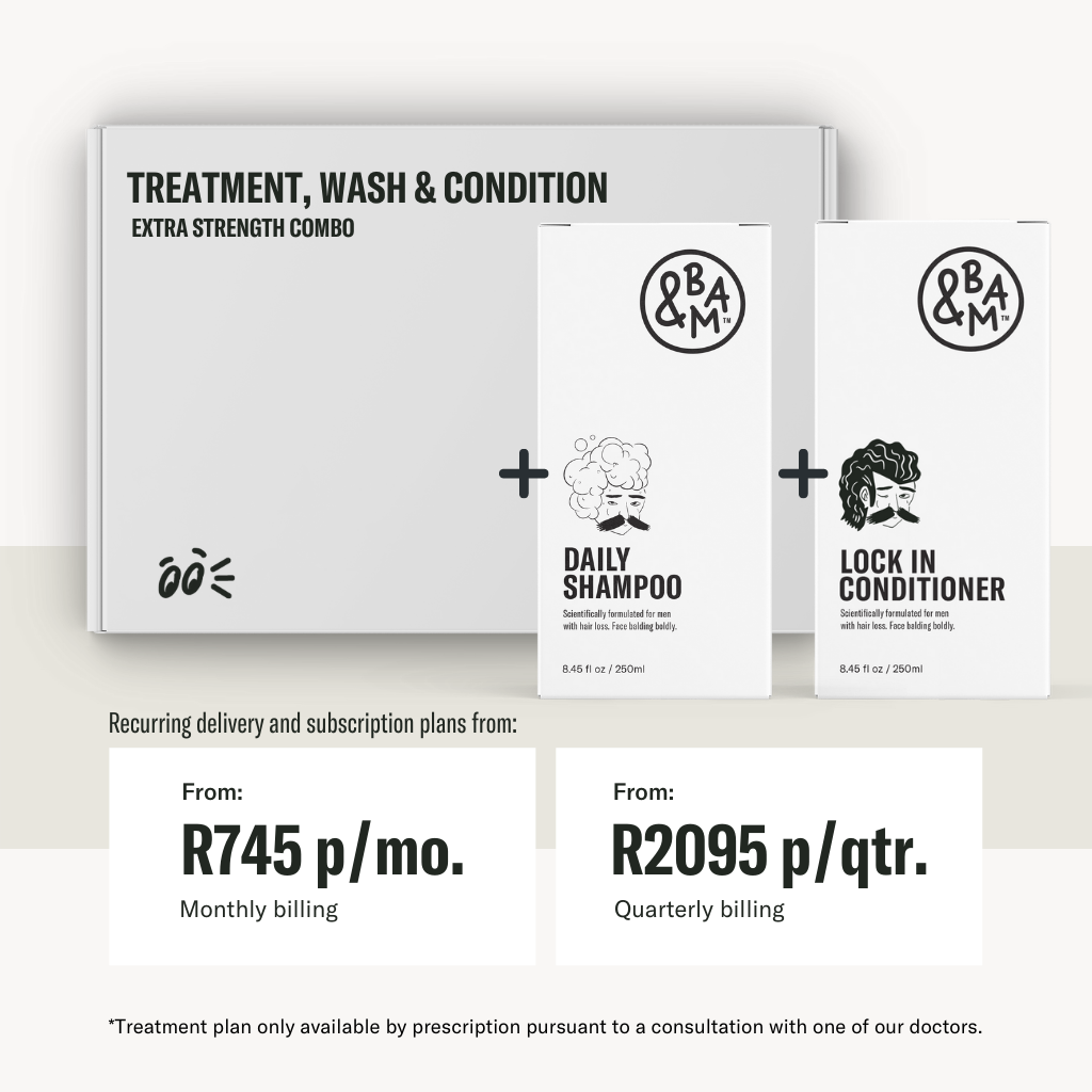 PERSONALISED TREATMENT PLAN (EXTRA STRENGTH COMBO), SHAMPOO &amp; CONDITIONER